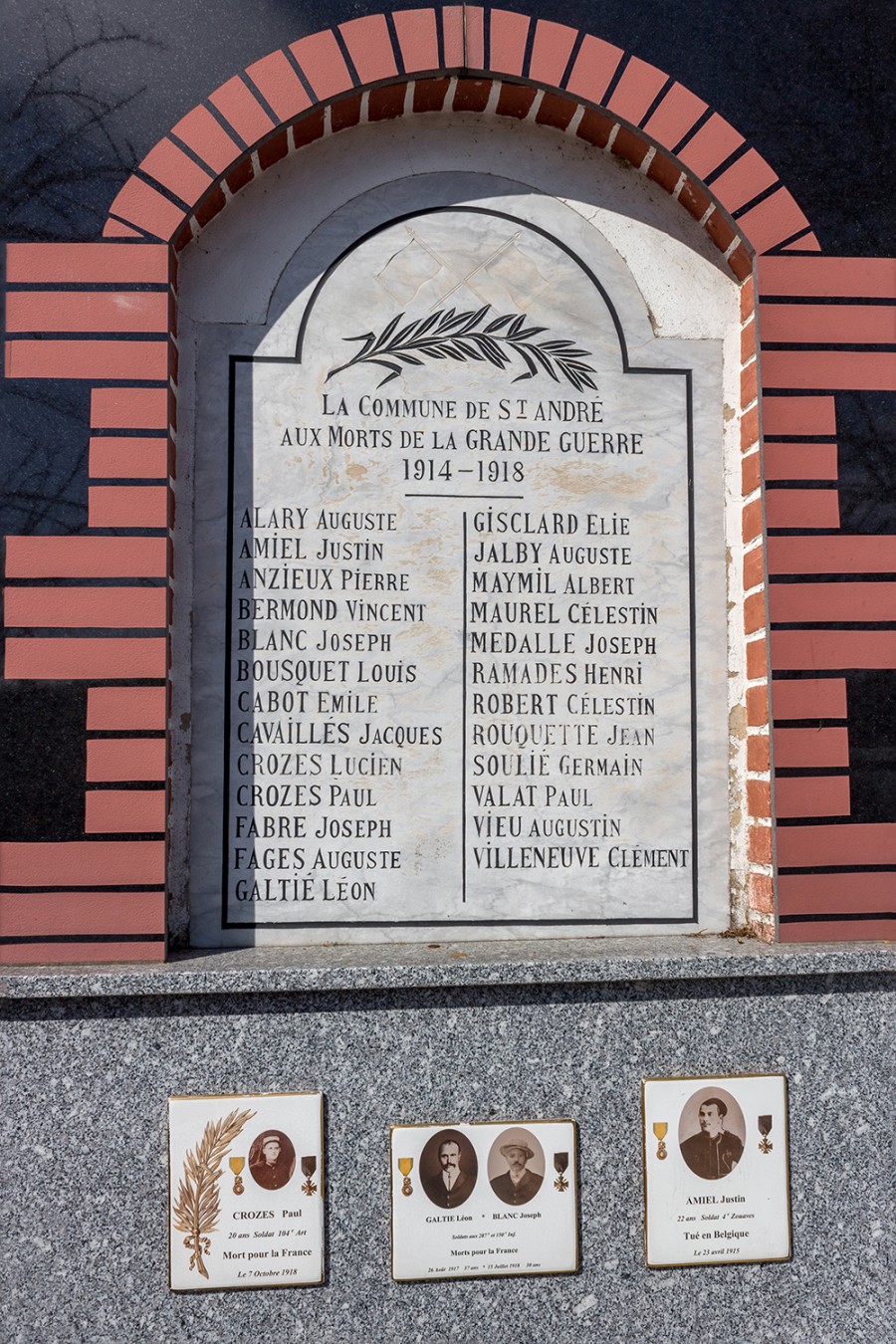 monument aux morts Saint-André